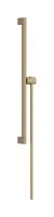 Hansgrohe Unica glijstang S Puro 65 cm met easy slide schuifstuk en Isiflex doucheslang 160 cm, Brushed Bronze
