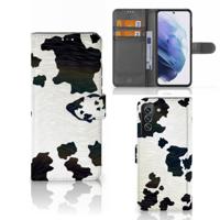 Samsung Galaxy S22 Plus | Telefoonhoesje | Met pasjeshouder | Koeienvlekken