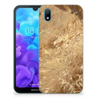 Huawei Y5 (2019) | TPU | Siliconen hoesje | Marmer Creme