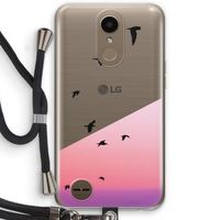 Fly away: LG K10 (2017) Transparant Hoesje met koord