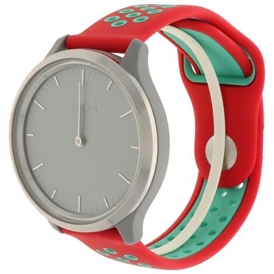 Garmin Vivoactive / Vivomove Dubbel Sport Band - Rood Groenblauw