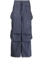 ENTIRE STUDIOS pantalon ample à poches cargo - Bleu