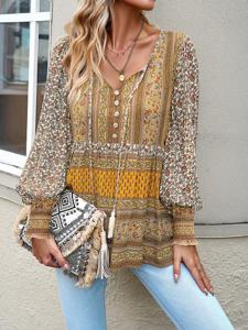 Boho Loose Ethnic Shirt