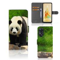 OPPO Reno8 T 4G | Telefoonhoesje | Met pasjeshouder | Panda