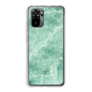 Groen marmer: Xiaomi Redmi Note 10 Pro Transparant Hoesje