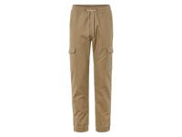 LIVERGY Heren cargobroek (Beige, XL)