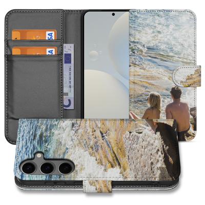 Book Case Hoesje Maken Samsung Galaxy S25 Plus | Eigen telefoonhoesje ontwerpen | Op maat gemaakt