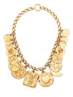 Saint Laurent Pre-Owned collier en chaine (années 1990) - Or