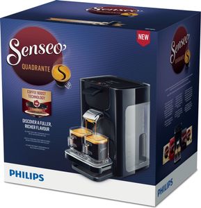 Senseo Quadrante -koffieboosttechnologie Koffiepadmachine