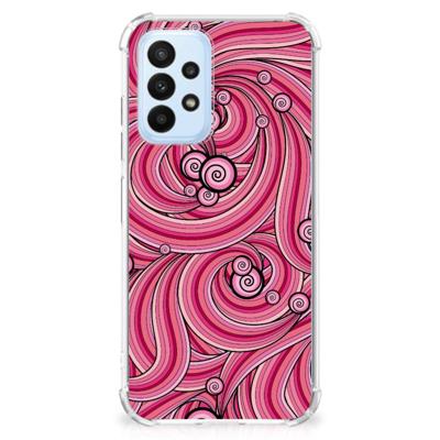 Samsung Galaxy A23 Back Cover Swirl Pink Samsung Galaxy A23 Back Cover Swirl Pink