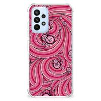 Samsung Galaxy A23 Back Cover Swirl Pink
