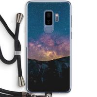 Travel to space: Samsung Galaxy S9 Plus Transparant Hoesje met koord