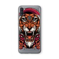 Tiger and Rattlesnakes: Samsung Galaxy A11 Transparant Hoesje