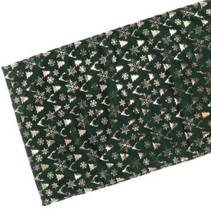 Unique Living Tafelloper Bernt 45x150cm dark green