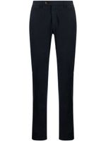 Canali pantalon chino à coupe droite - Bleu - thumbnail