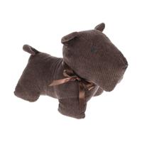 Deurstopper - hond - bruin - 29 x 14 x 19 cm - dieren thema deurstoppers