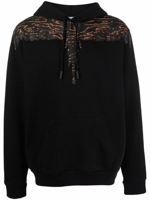 Marcelo Burlon County of Milan hoodie à imprimé Camouflage Wings - Noir