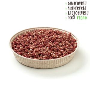 Red Crumble taart | 8 pers | Vegan & glutenvrij