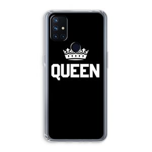 Queen zwart: OnePlus Nord N10 5G Transparant Hoesje