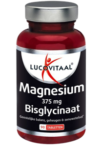 Lucovitaal Magnesium 375mg Bisglycinaat Tabletten