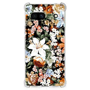 Case voor Google Pixel 7A Dark Flowers