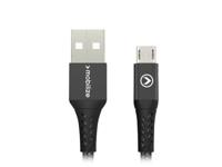 Mobilize Mobilize Strong Nylon Cable USB to Micro USB 20cm. 12W Black