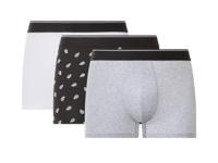 esmara Men Set van 3 heren boxers (Zwart/grijs/wit, XL)