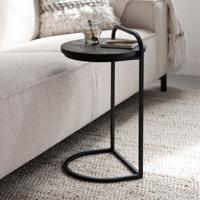 DTP Home Laptoptafel 'Soho' Betonlook, 35cm, kleur Zwart