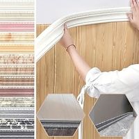 3D effen kleur behangrand upgrade je huis met 3D schuimrandafdichtstrip muursticker - antibotsing waterdicht en verdikte lijm 8x230cm/3.2''x90.55'' miniinthebox