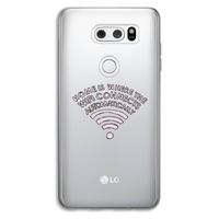 Home Is Where The Wifi Is: LG V30 Transparant Hoesje