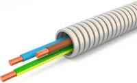 Enzo Installatiebuis flexibel 5/8 (16mm) bedraad grijs 100m - 1275800