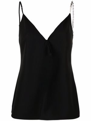 Givenchy débardeur à bretelles en chaîne - Noir