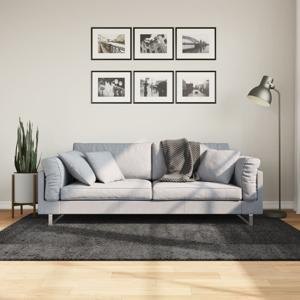 VidaXL Vloerkleed pamplona shaggy hoogpolig 140x200 cm antraciet