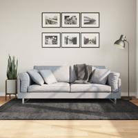 VidaXL Vloerkleed pamplona shaggy hoogpolig 140x200 cm antraciet