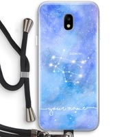 Sterrenbeeld - Licht: Samsung Galaxy J3 (2017) Transparant Hoesje met koord