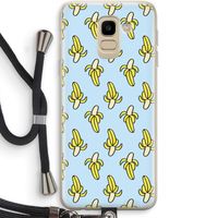 Bananas: Samsung Galaxy J6 (2018) Transparant Hoesje met koord