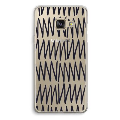 Marrakech Zigzag: Samsung Galaxy A3 (2016) Transparant Hoesje