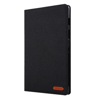 Voor Galaxy tab S5e T720/T725 doek Teature horizontale Flip PU lederen draagtas met houder & kaartsleuven (zwart)