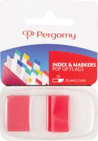Pergamy index ft 43 x 25 mm, rood - thumbnail