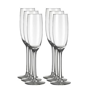 Royal Leerdam Champagneglazen/flutes Plaza - 24x stuks - transparant - 190 ml - glas