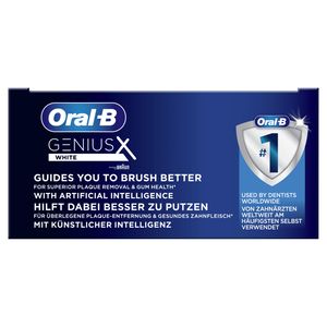 Oral-B Genius X Witte Elektrische Tandenborstel Ontworpen Door Braun