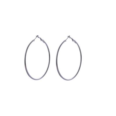 Go Dutch Label Creolen 5 cm Zilver