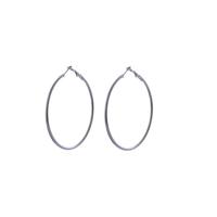 Go Dutch Label Creolen 5 cm Zilver