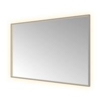 Hotbath &More Mirrors Square LED Badkamerspiegel - Rechthoek - 80 x 120 cm - Geborsteld Gunmetal