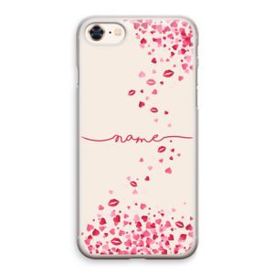 Hartjes en kusjes: iPhone 8 Transparant Hoesje