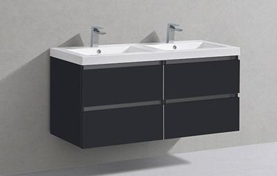 Badmeubel Trendline 120 Antraciet met 4 lades