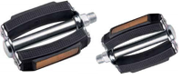 Pedaalset Marwi 677H met reflectoren - zilver/zwart (werkplaatsverpakking) Pedaalset Marwi 677H met reflectoren - zilver/zwart (werkplaatsverpakking)