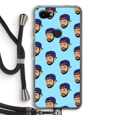 Drake Away: Pixel 3a Transparant Hoesje met koord