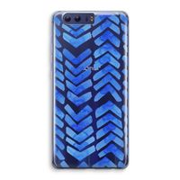 Blauwe pijlen: Honor 9 Transparant Hoesje