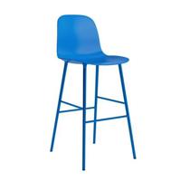 Normann Copenhagen Form Barkruk High 75 cm - Staal - Bright Blue - thumbnail